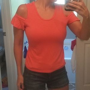 Cold Shoulder Tee - Medium